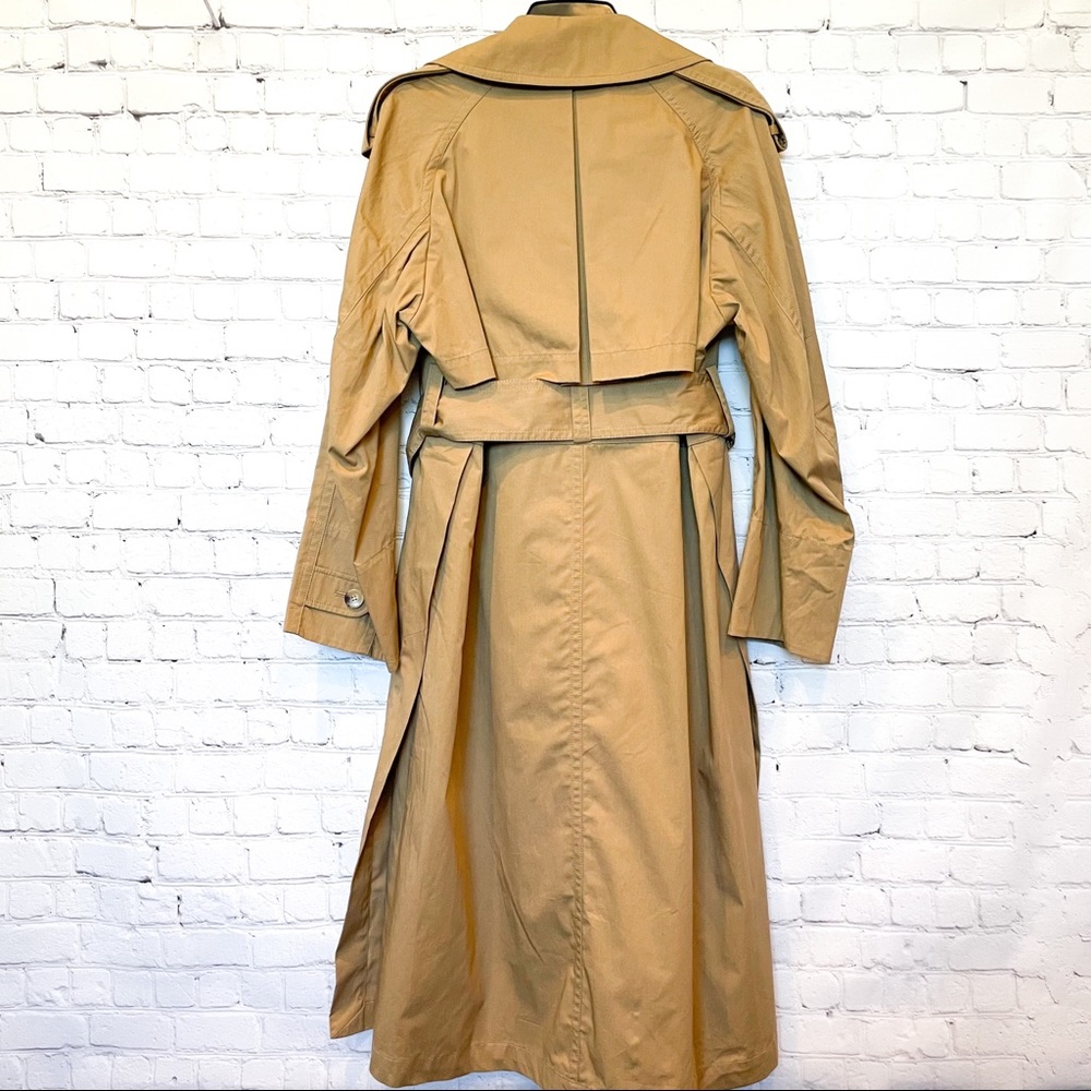 NWT Vince Dark Khaki Belted Trench Coat - Picture 10 of 10